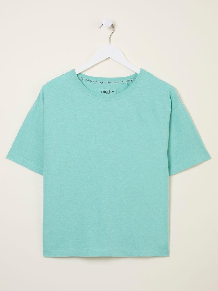 fat face Blue Boxy T-Shirt
