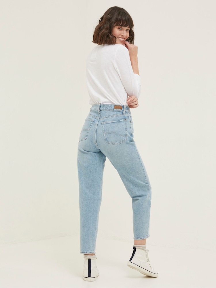 Fat Face Blue Bray Barrel Jeans