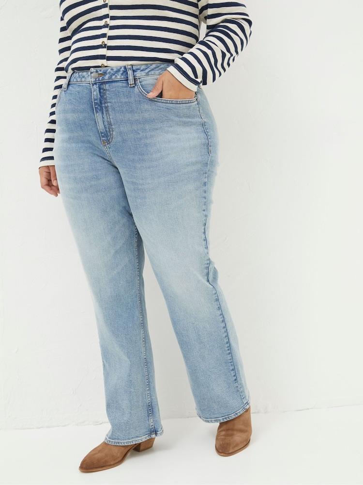 Fat Face Blue Brooke Bootcut Jeans
