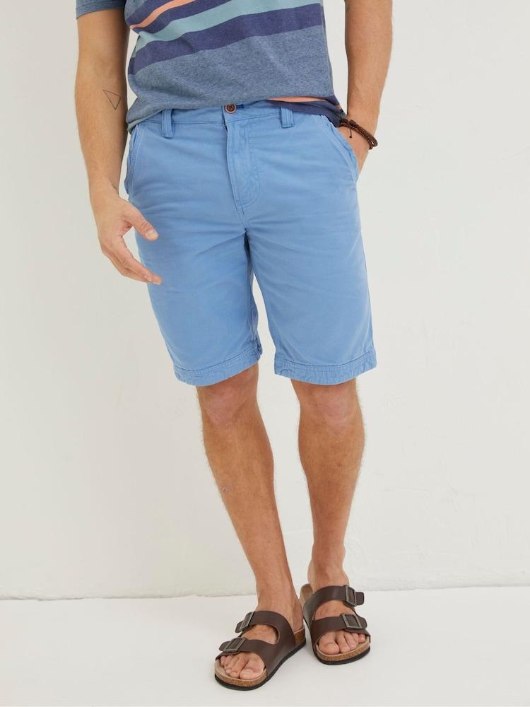 Fat Face Blue Cove Flat Front Shorts