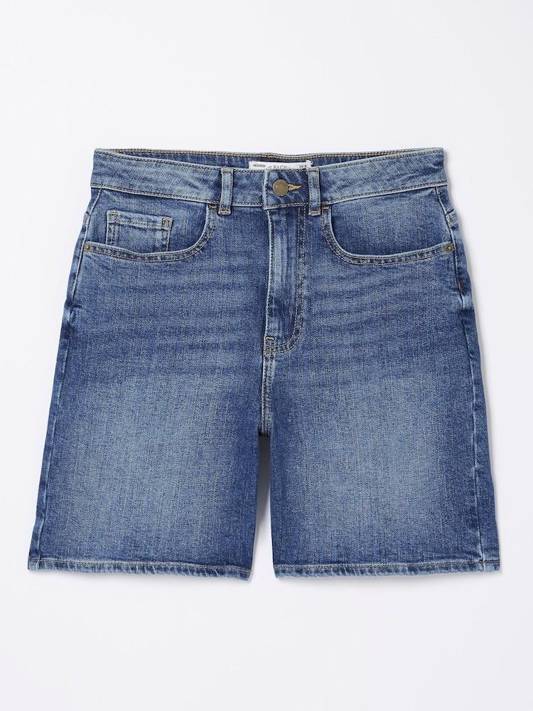fat face Blue Darley Denim Shorts