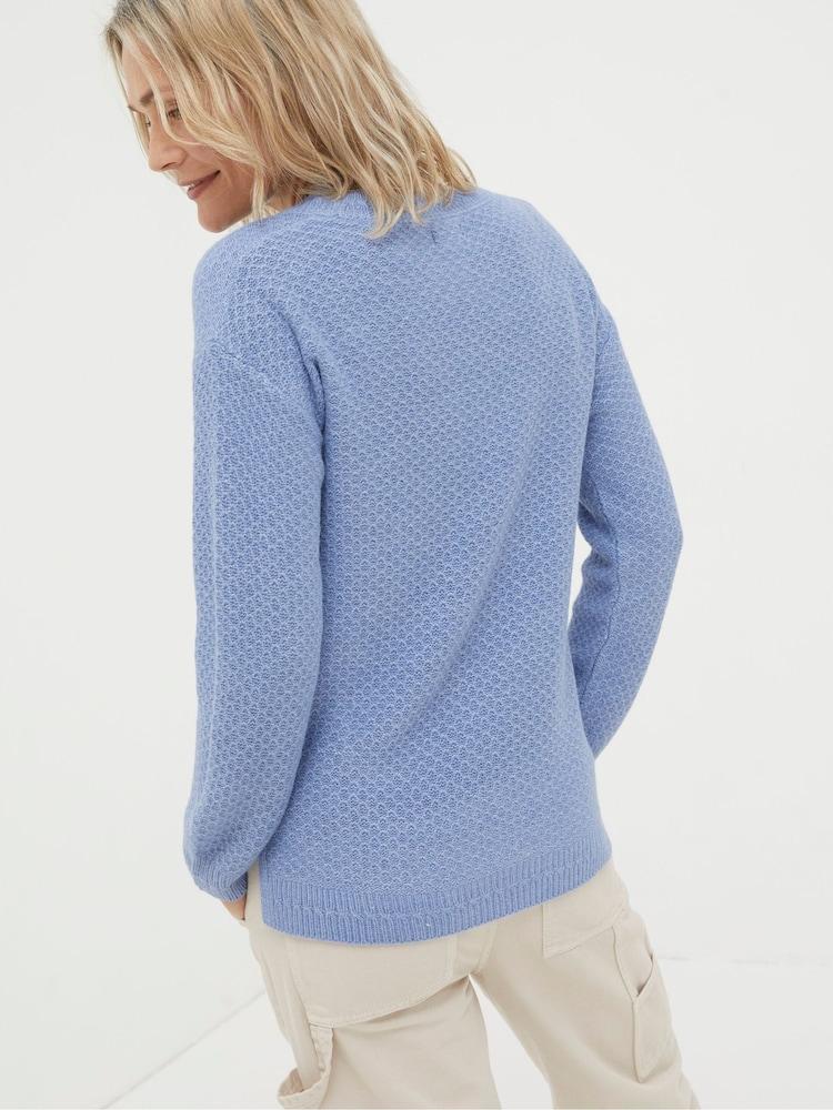 Fat Face Blue Ellie Jumper