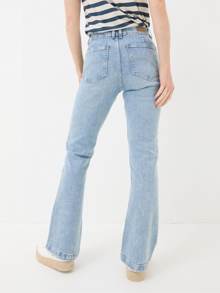 Fat Face Blue Fly Flare Jeans