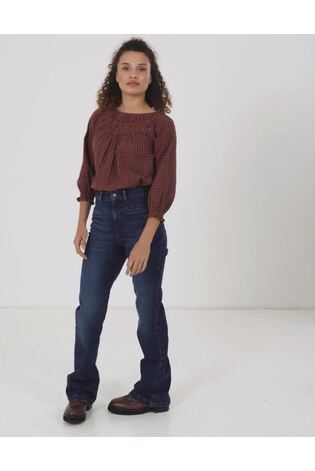 Fat Face Blue Fly Flare Jeans