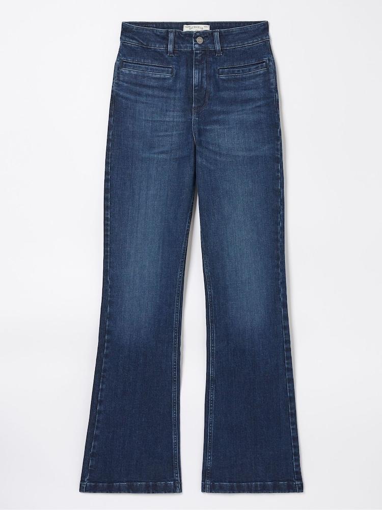 fat face Blue Fly Flare Jeans