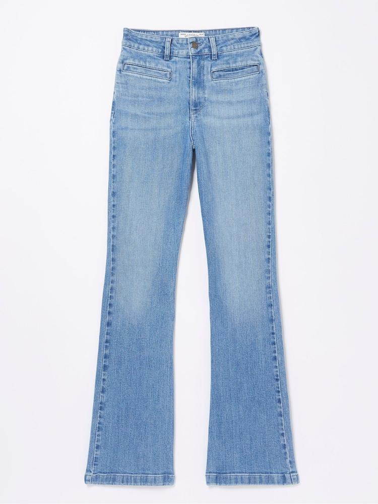 fat face Blue Fly Flare Jeans