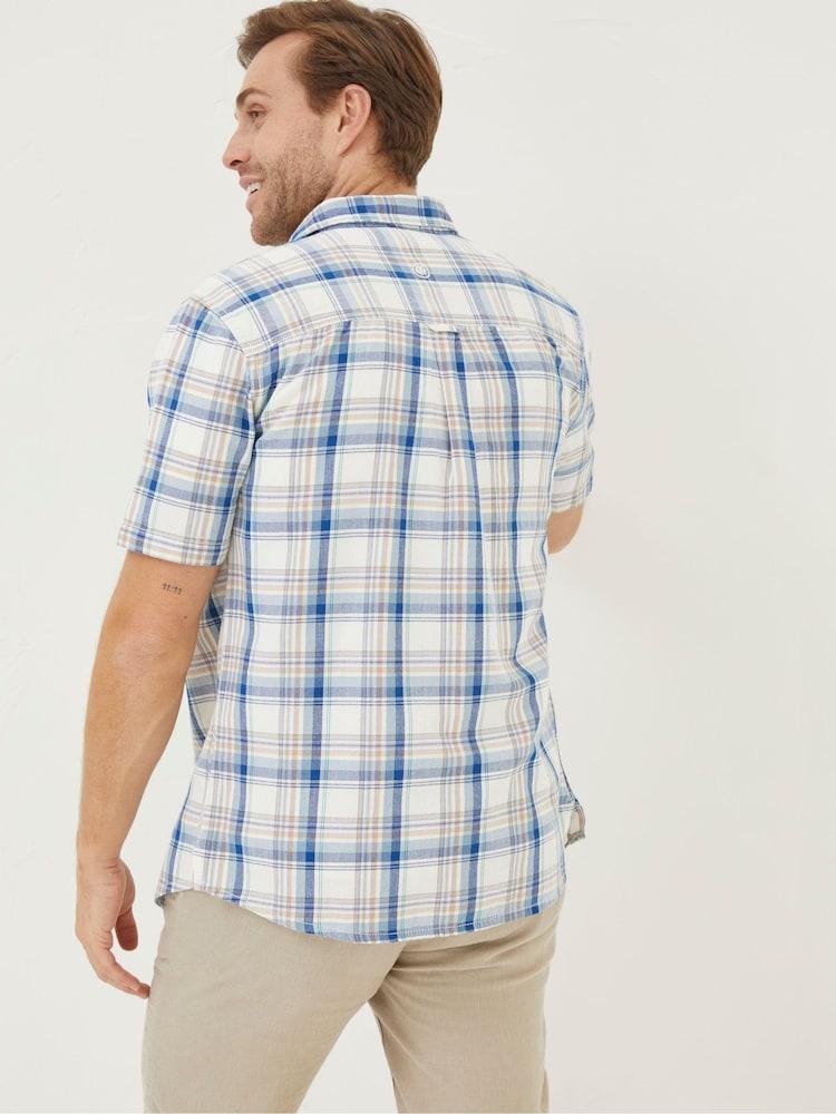 Fat Face Blue Gibbard Check Shirt