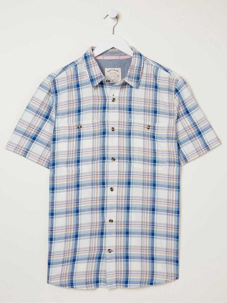 fat face Blue Gibbard Check Shirt