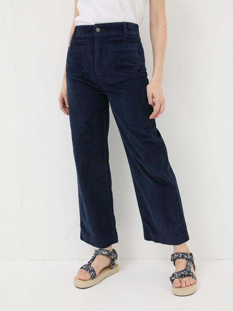Fat Face Blue Keswick Cord Trousers