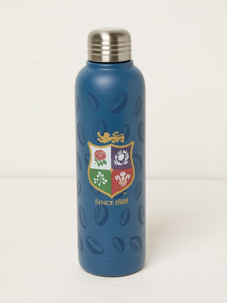 Fat Face Blue Lions Tour Water Bottle