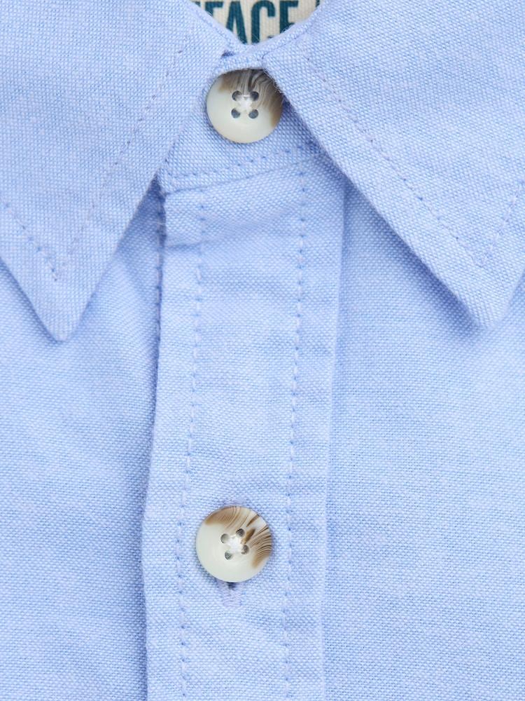 fat face Blue Long Sleeve Oxford Shirt