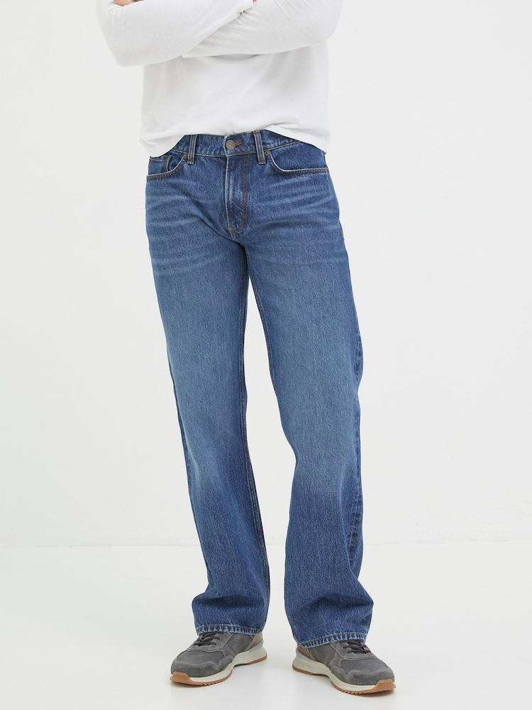 Fat Face Blue Loose Fit Jeans