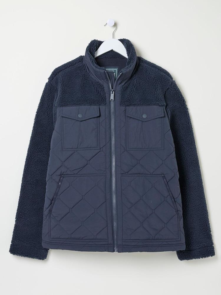 fat face Blue Navy Calgary Borg Jacket