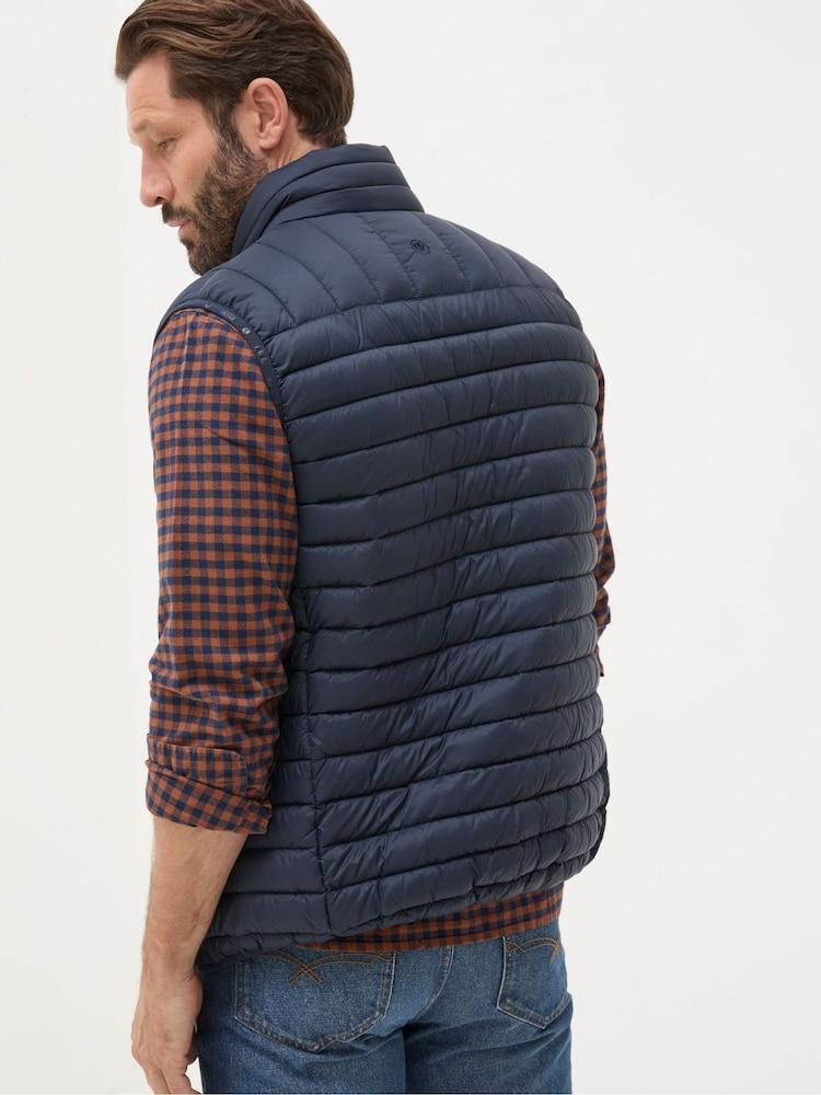 Fat Face Blue Navy Dartmouth Gilet
