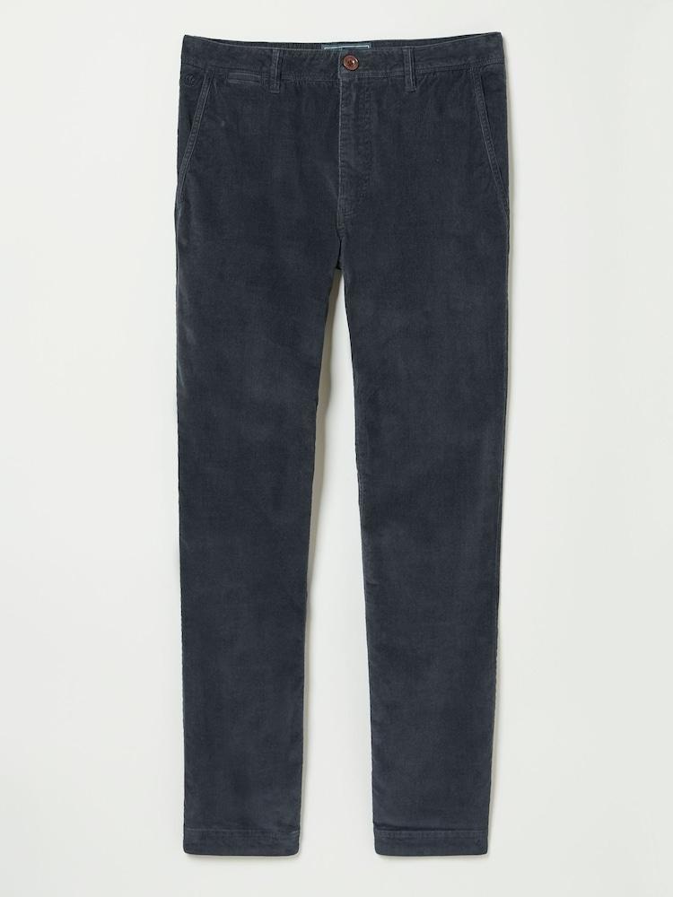 fat face Blue Navy Straight Cord Trousers