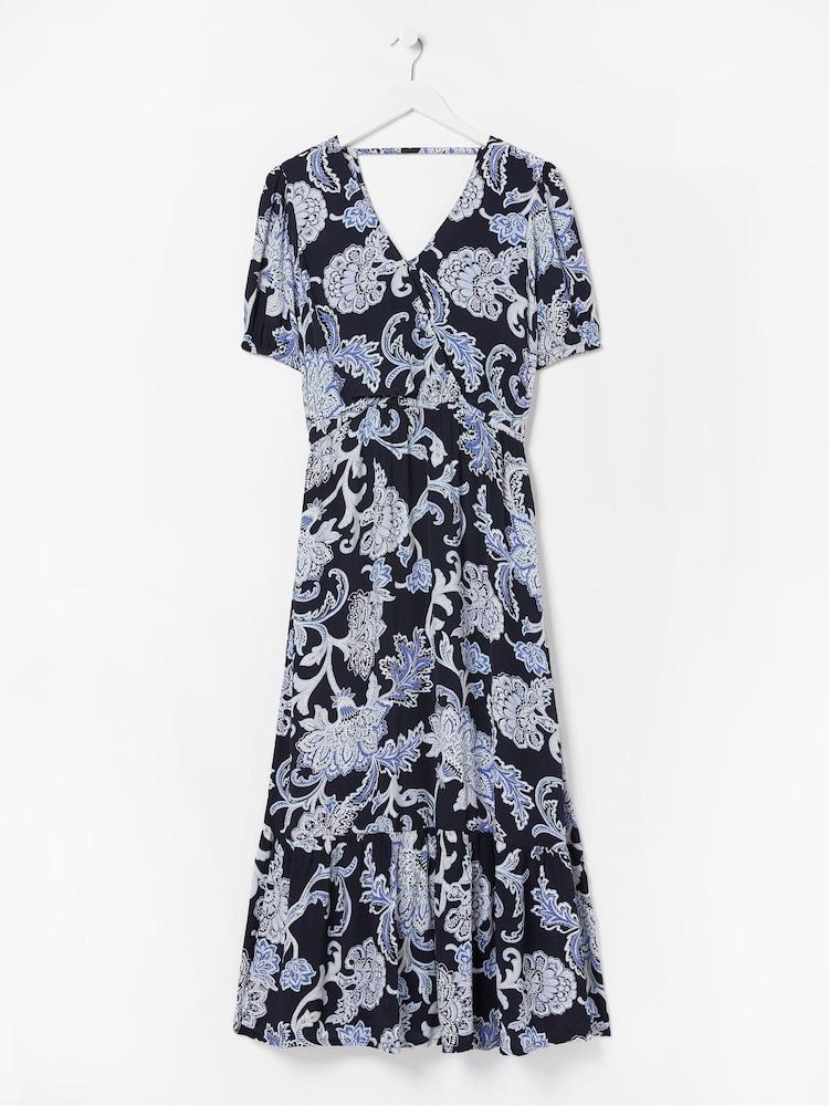 fat face Blue Palace Maxi Dress