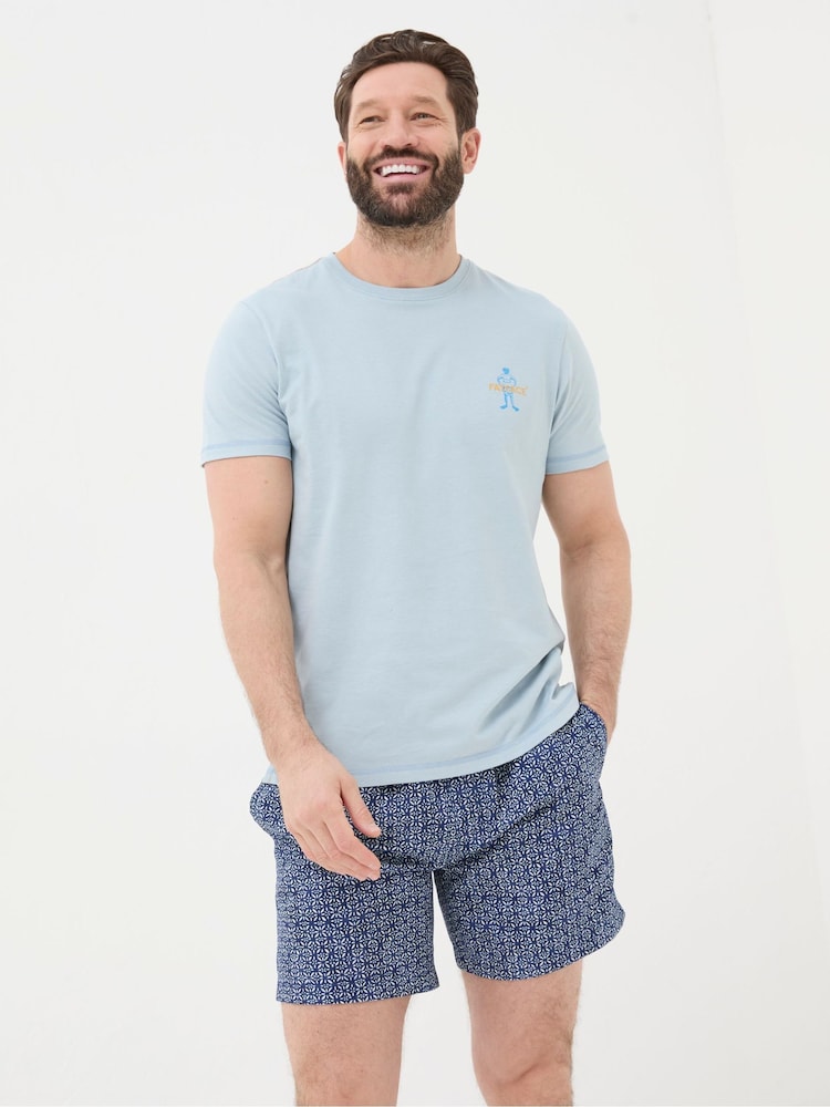 Fat Face Blue Pool Rules T-Shirt