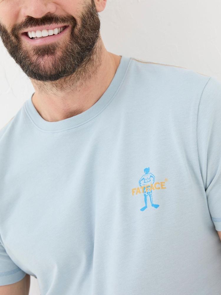 Fat Face Blue Pool Rules T-Shirt