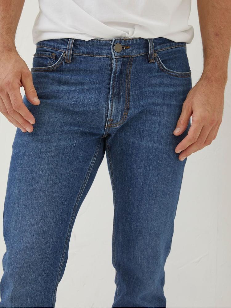 Fat Face Blue Slim Mid Wash Jeans