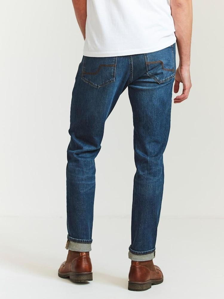 Fat Face Blue Slim Mid Wash Jeans