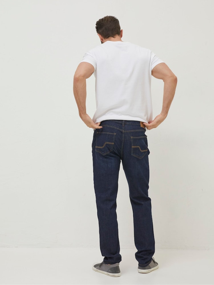 Fat Face Blue Slim Vintage Wash Jeans