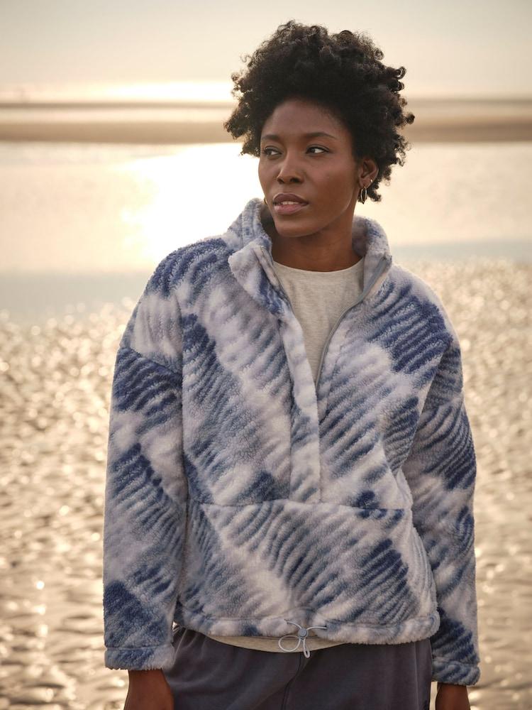 Fat Face Blue Storm Fleece