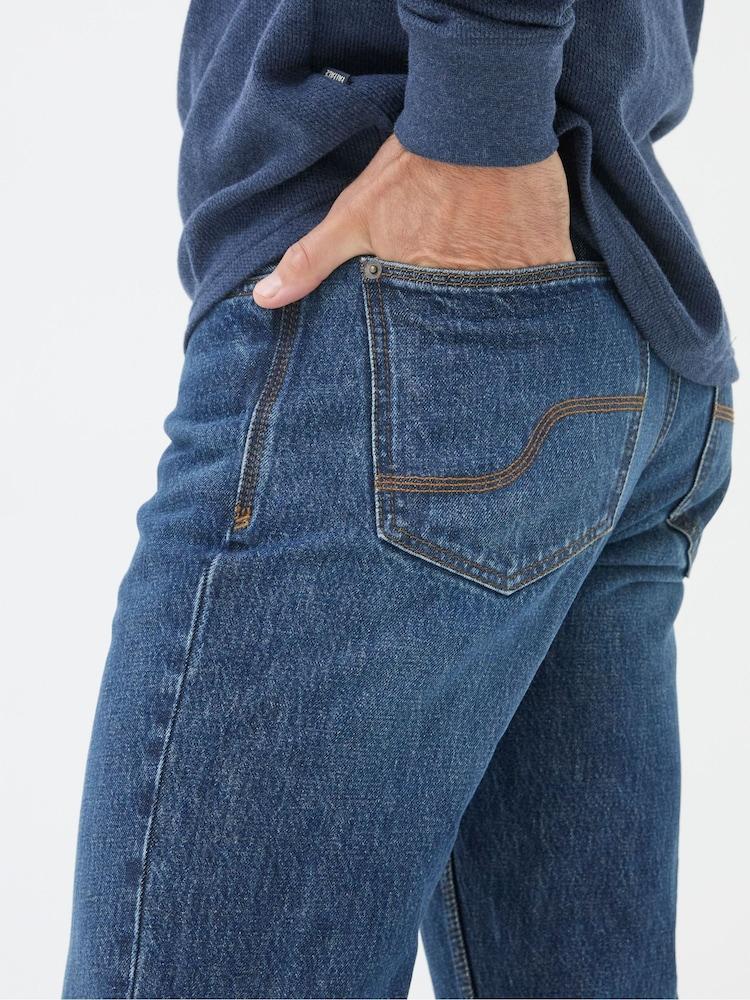 fat face Blue Straight Fit Jeans