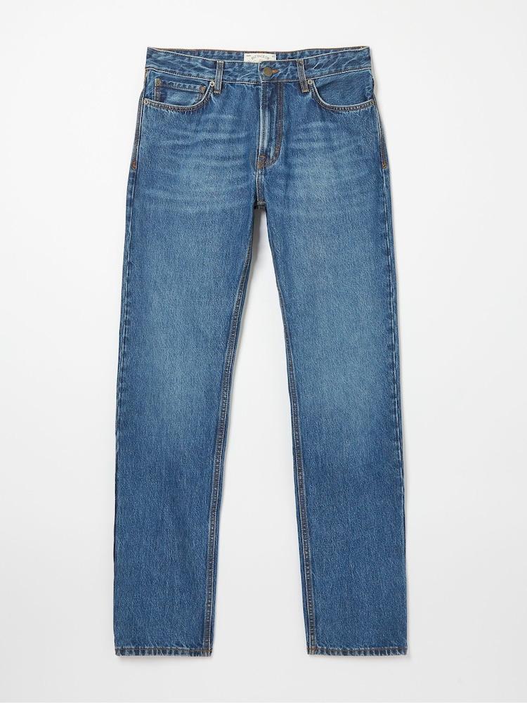 fat face Blue Straight Stone Wash Jeans