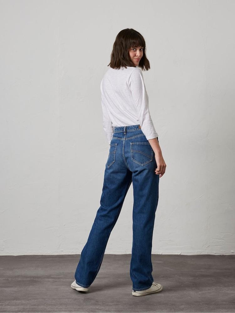 Fat Face Blue Sutton Straight Jeans