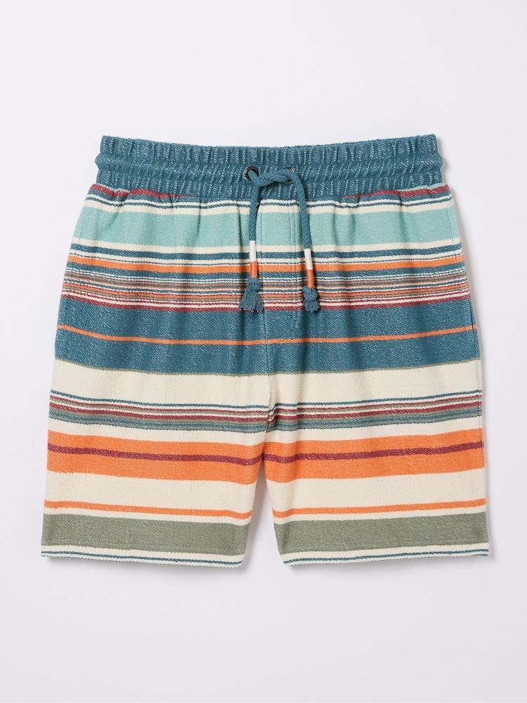 fat face Blue Trescoe Stripe Shorts