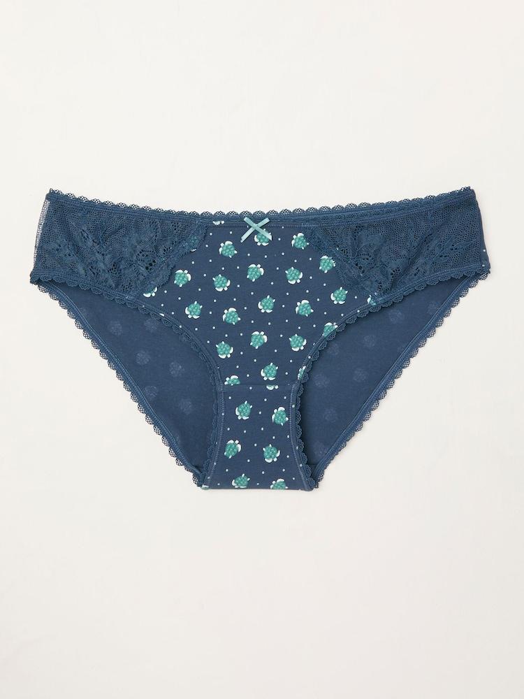 Fat Face Blue Turtle Mini Knickers