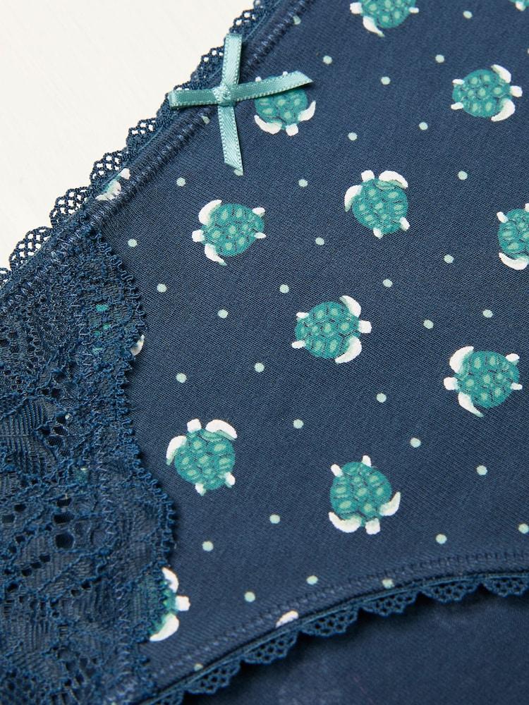 fat face Blue Turtle Mini Knickers
