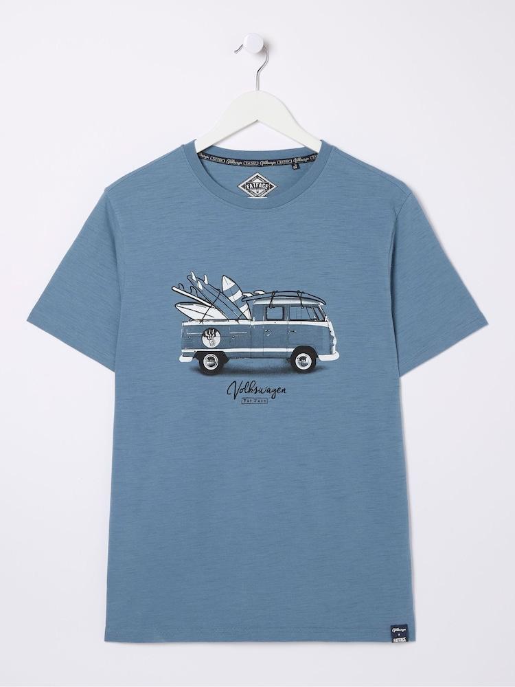 fat face Blue VW Photo T-Shirt