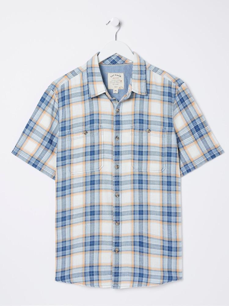 fat face Blue Westly Check Shirt