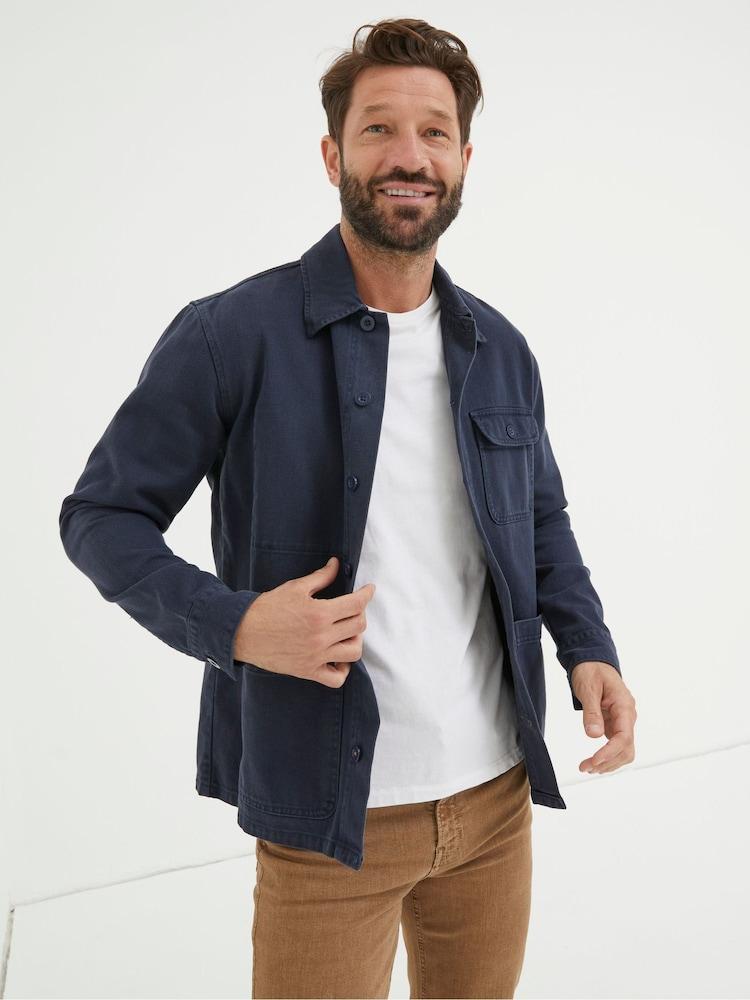 Fat Face Blue Worker Jacket
