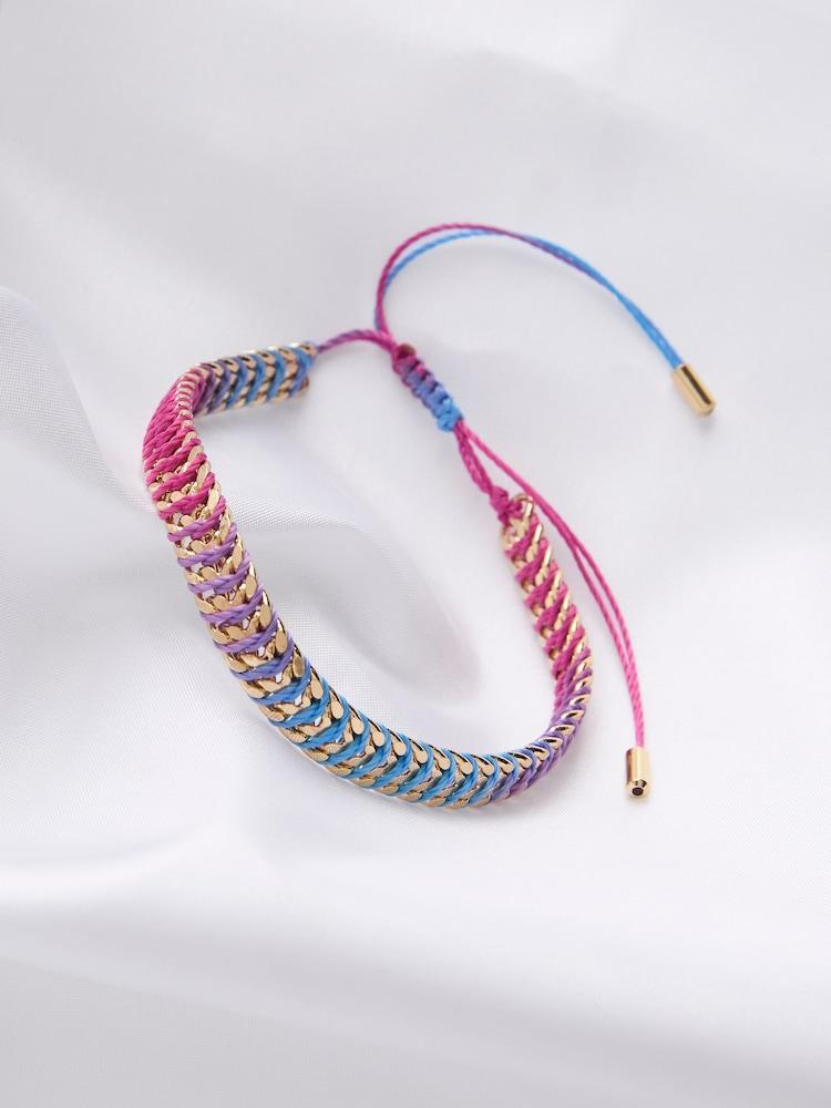 fat face Blue Woven Bracelet