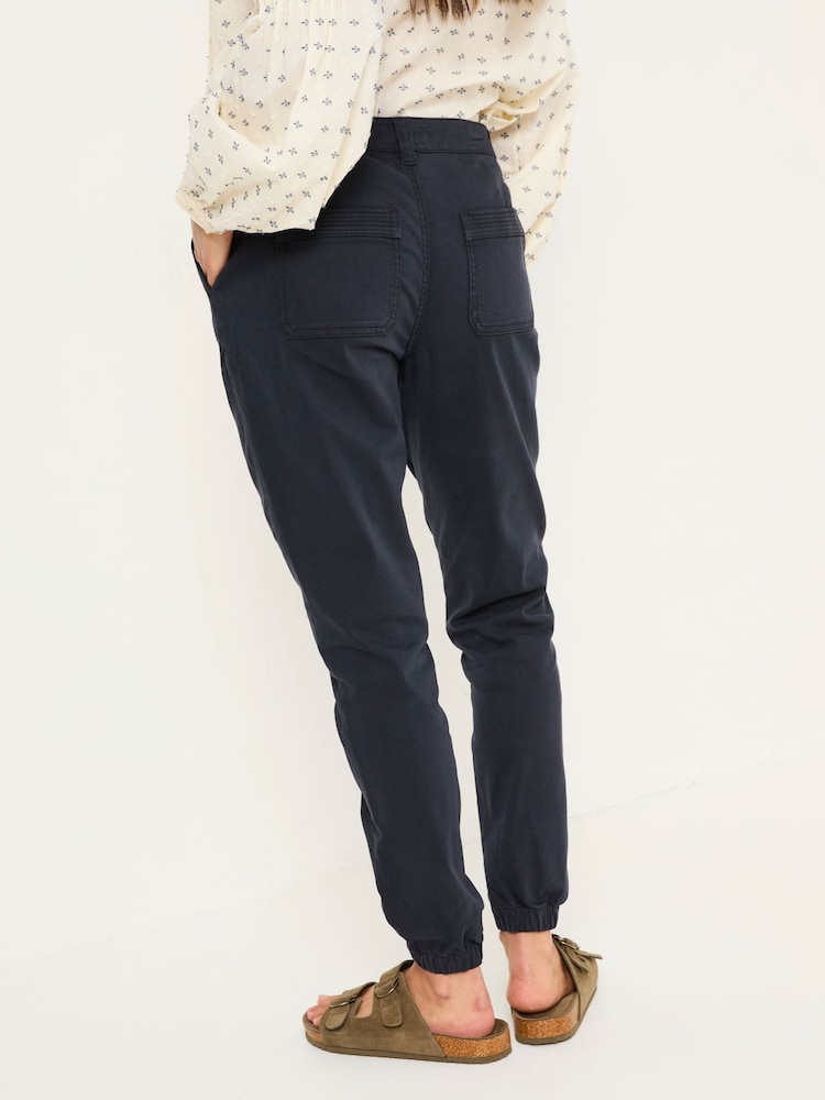 Fat Face Boston Navy Cargo Trousers