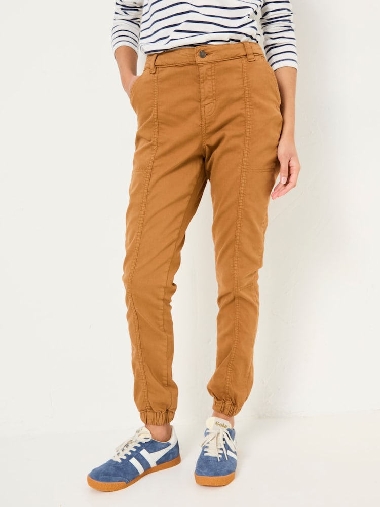 Fat Face Boston Tan Brown Cargo Trousers