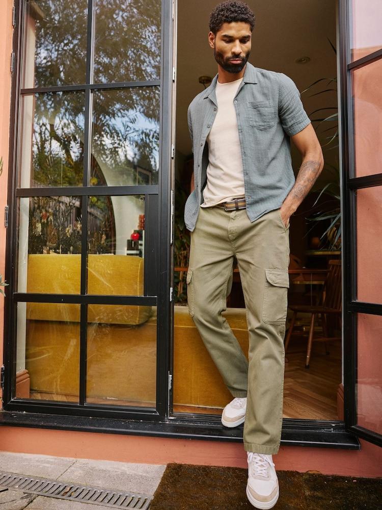 Fat Face Breakyard Green Cargo Trousers