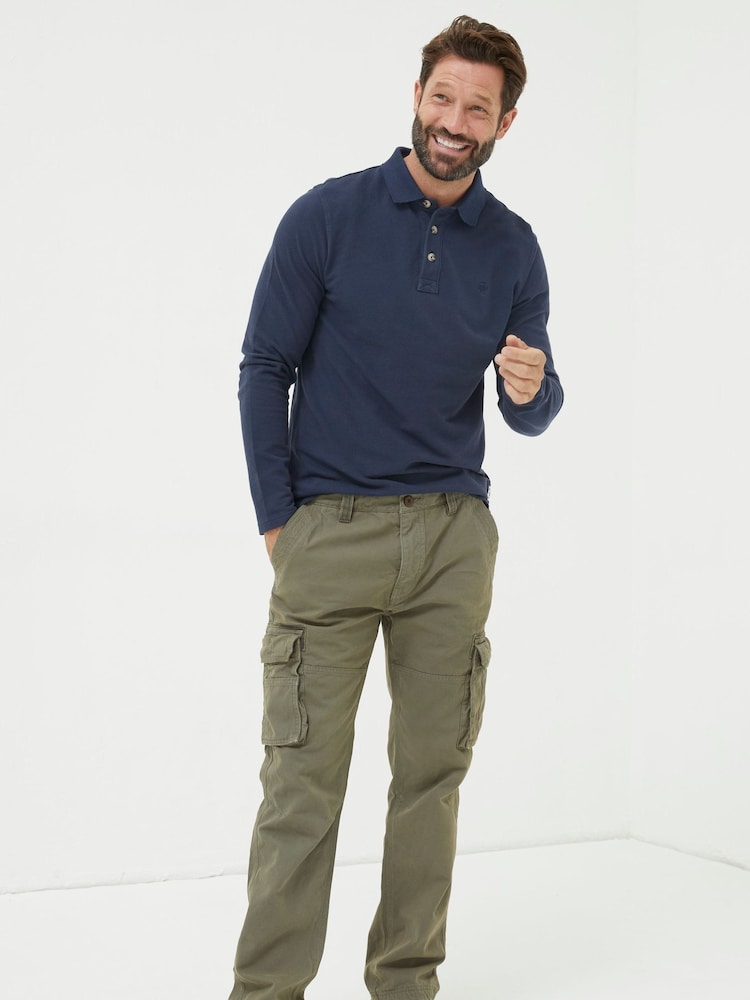 Fat Face Breakyard Green Cargo Trousers