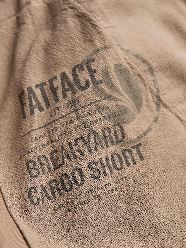 fat face Breakyard Mid Brown Cargo Shorts