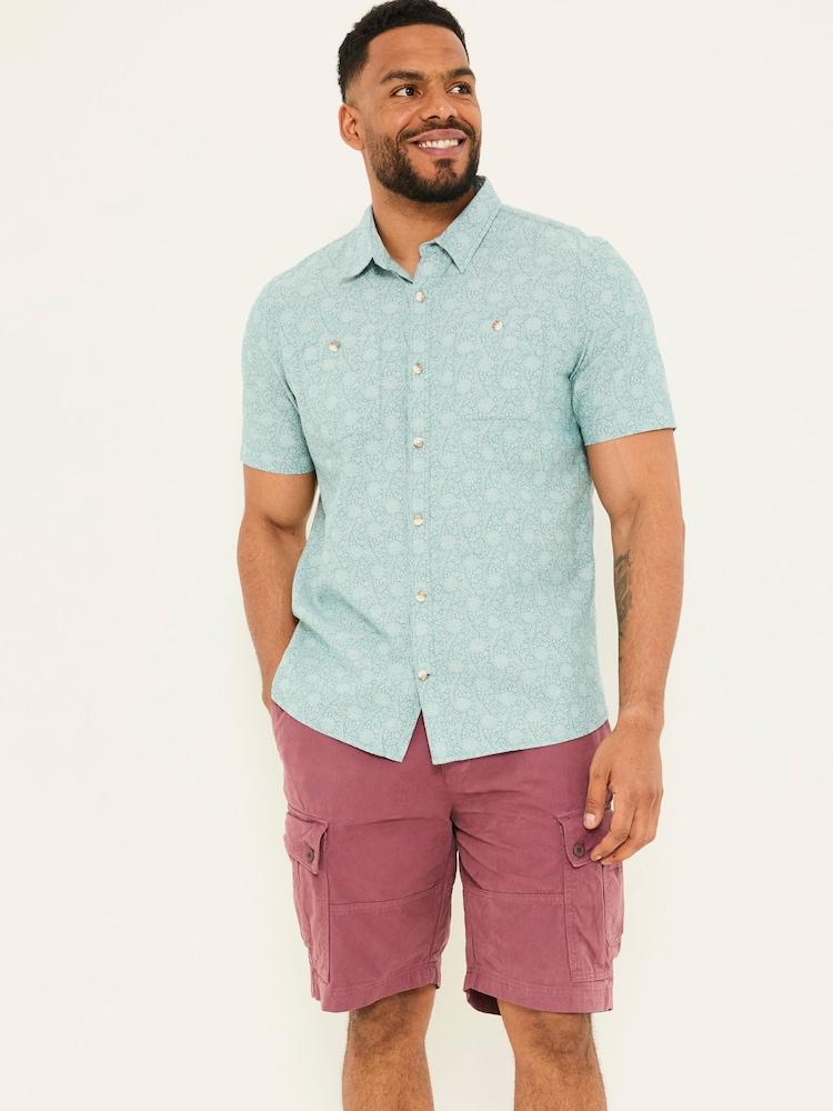 Fat Face Breakyard Plum Purple Cargo Shorts