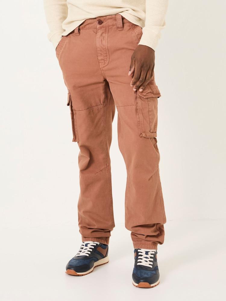 Fat Face Breakyard Rust Brown Cargo Trousers