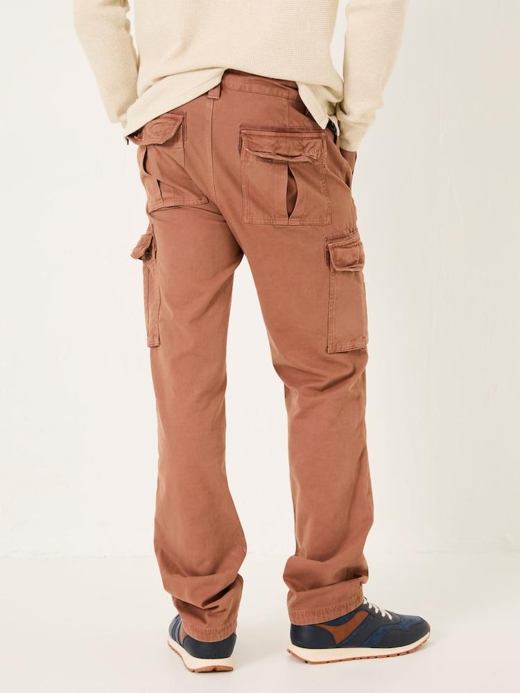 Fat Face Breakyard Rust Brown Cargo Trousers