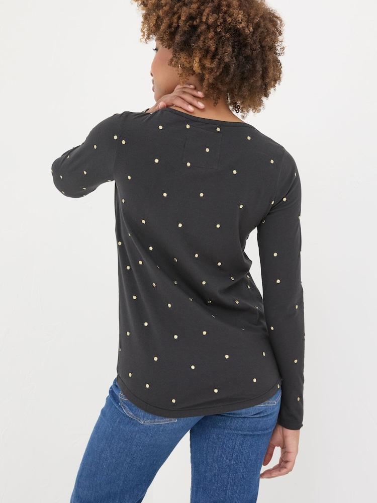 Fat Face Bree Black Spot T-Shirt
