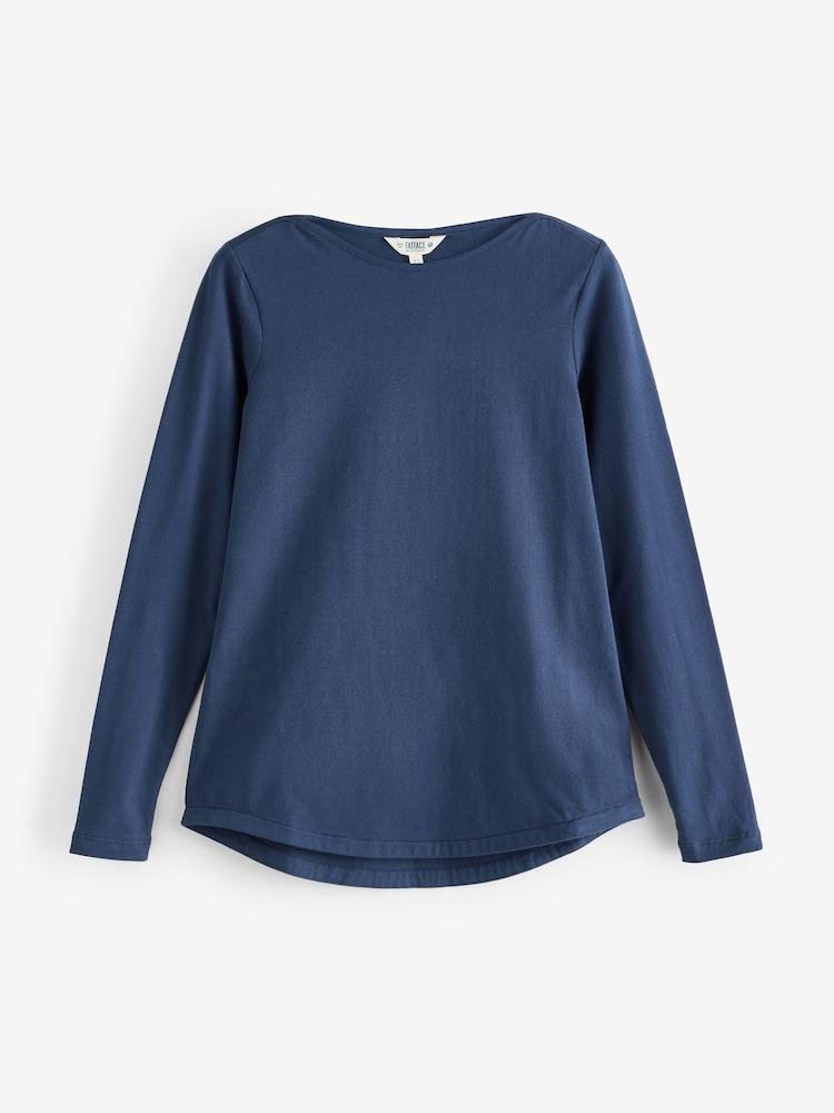 fat face Bree Navy T Shirt