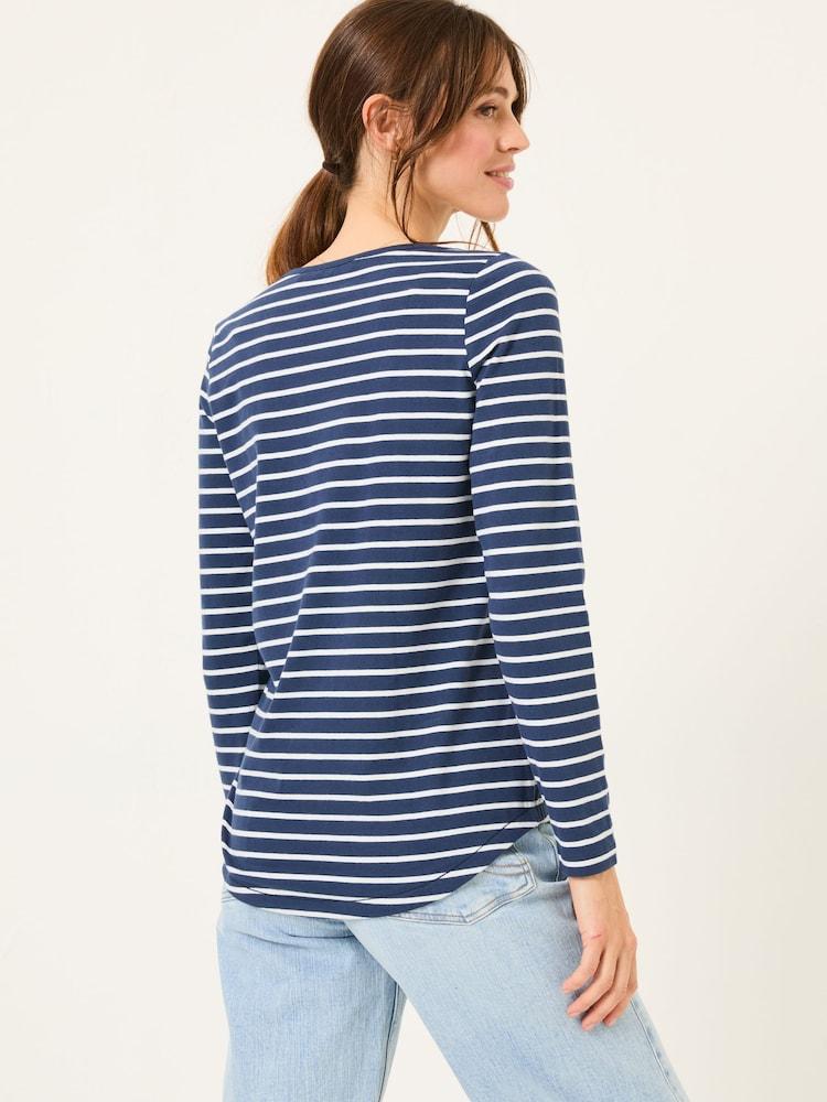Fat Face Breton Blue T-Shirt