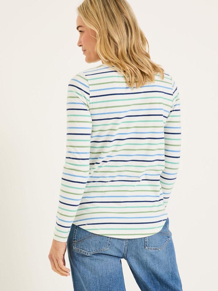 Fat Face Breton Teal Blue T-Shirt