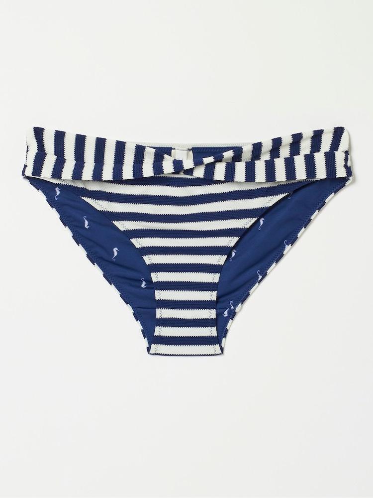 fat face Breton Twist Blue Bikini Bottoms