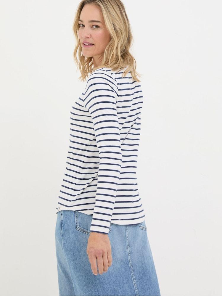 Fat Face Breton White T-Shirt